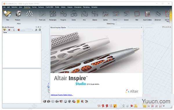 3D模型设计渲染软件Altair Inspire Studio v2019.3.1.10173 激活版(附激活教程+激活文件)