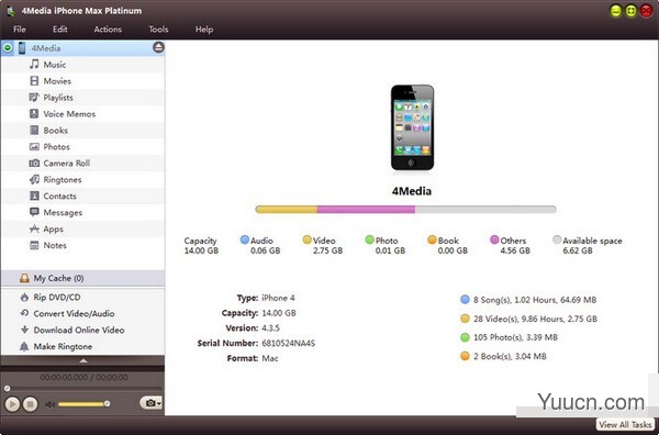 4Media iPhone Max Platinum(iPhone视频转换工具) v5.7 官方安装版