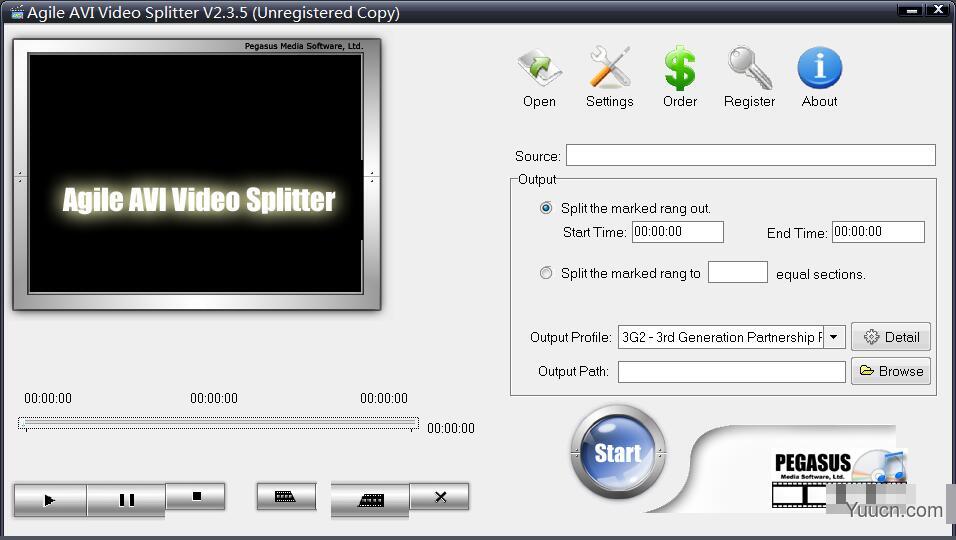 视频分割工具Agile AVI Video Splitter v2.3.5 免费安装版