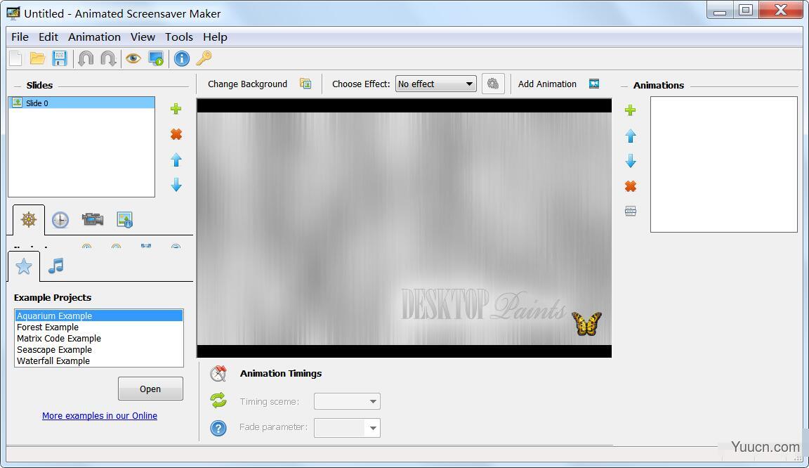 屏幕保护制作软件Animated Screensaver Maker v4.5.01.1 英文免费安装版