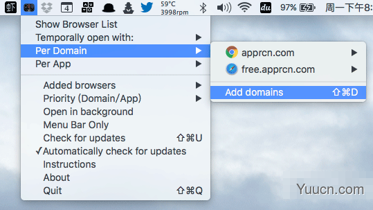 Browser ChooserX for Mac V1.0.15 苹果电脑版